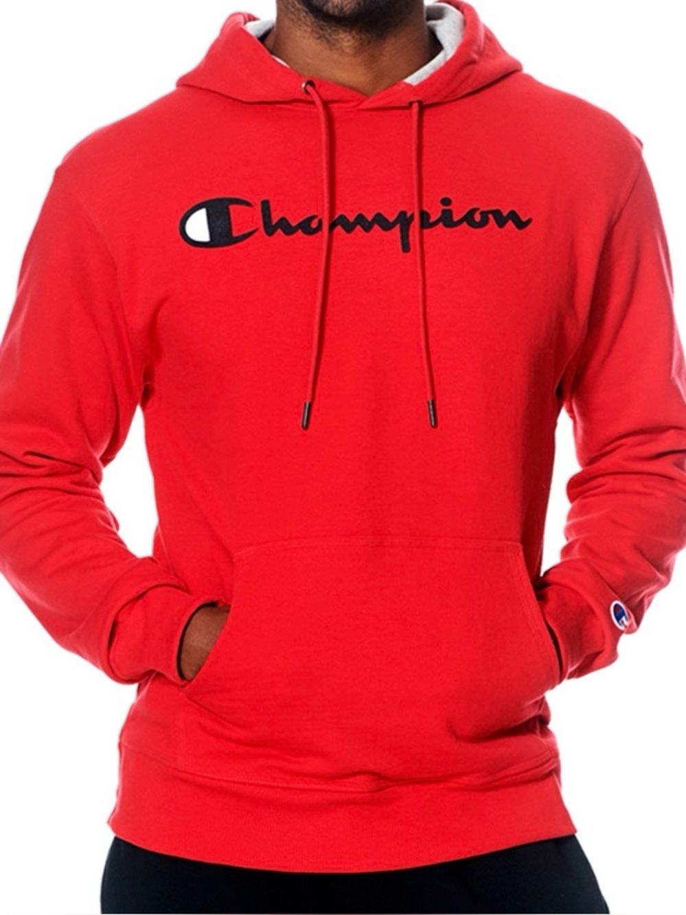 Red Champion Hoodie size M